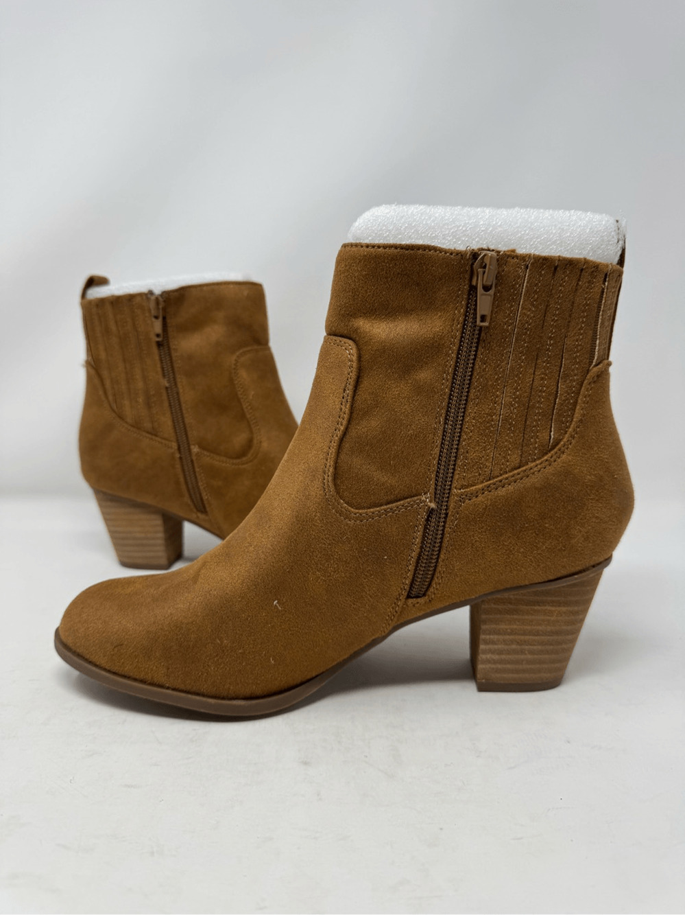 DV By Dolce Vita Caitie Bootie Women's 9 Brown Ankle Faux Suede